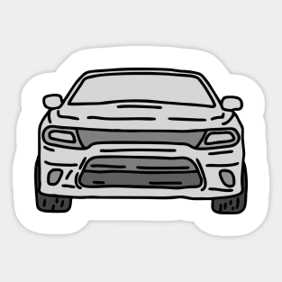 gift super cars illustration Sticker